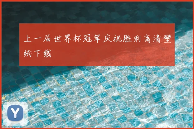 上一届世界杯冠军庆祝胜利高清壁纸下载
